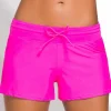 Sale Dear-Lover Rosy Women Swim Boardshort Rose
