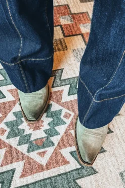 Fashion Dear-Lover Center Seam Deep Wash Straight Jeans Sail Blue