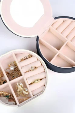 New Dear-Lover Jewelry Organizer Cases with Mirror Sail Blue