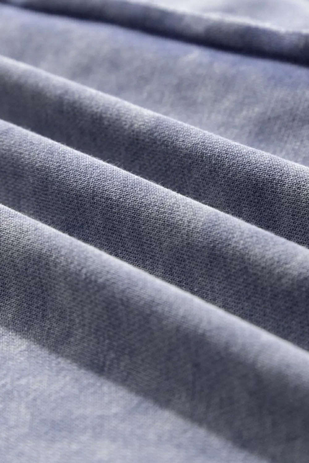 Online Dear-Lover Solid Waffle Knit Patchwork Raglan Sleeve Sweatshirt Sail Blue