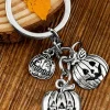 Outlet Dear-Lover Halloween Pumpkin Face Alloy Keychain Silvery