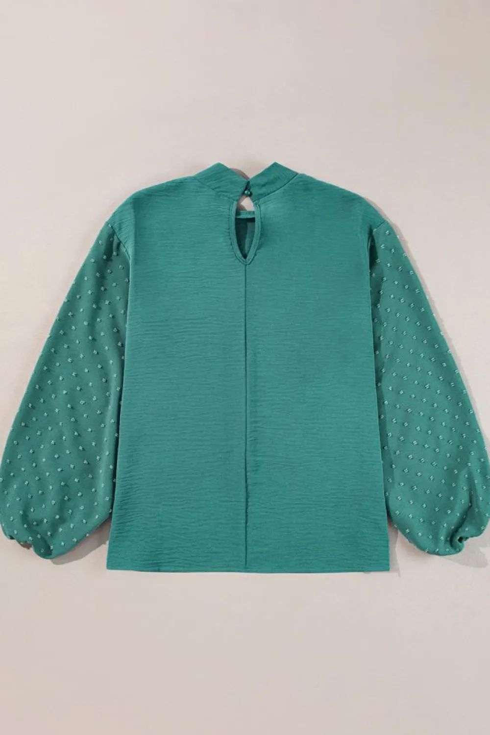Sale Dear-Lover Swiss Dot Balloon Sleeve Loose Blouse Skobeloff
