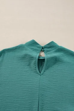 Sale Dear-Lover Swiss Dot Balloon Sleeve Loose Blouse Skobeloff