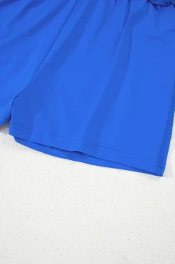 Outlet Dear-Lover Drawstring High Waist Lined Tennis Skorts Sky Blue