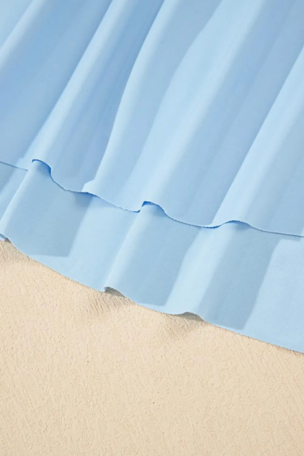 Outlet Dear-Lover Drawstring High Waist Lined Tennis Skorts Sky Blue