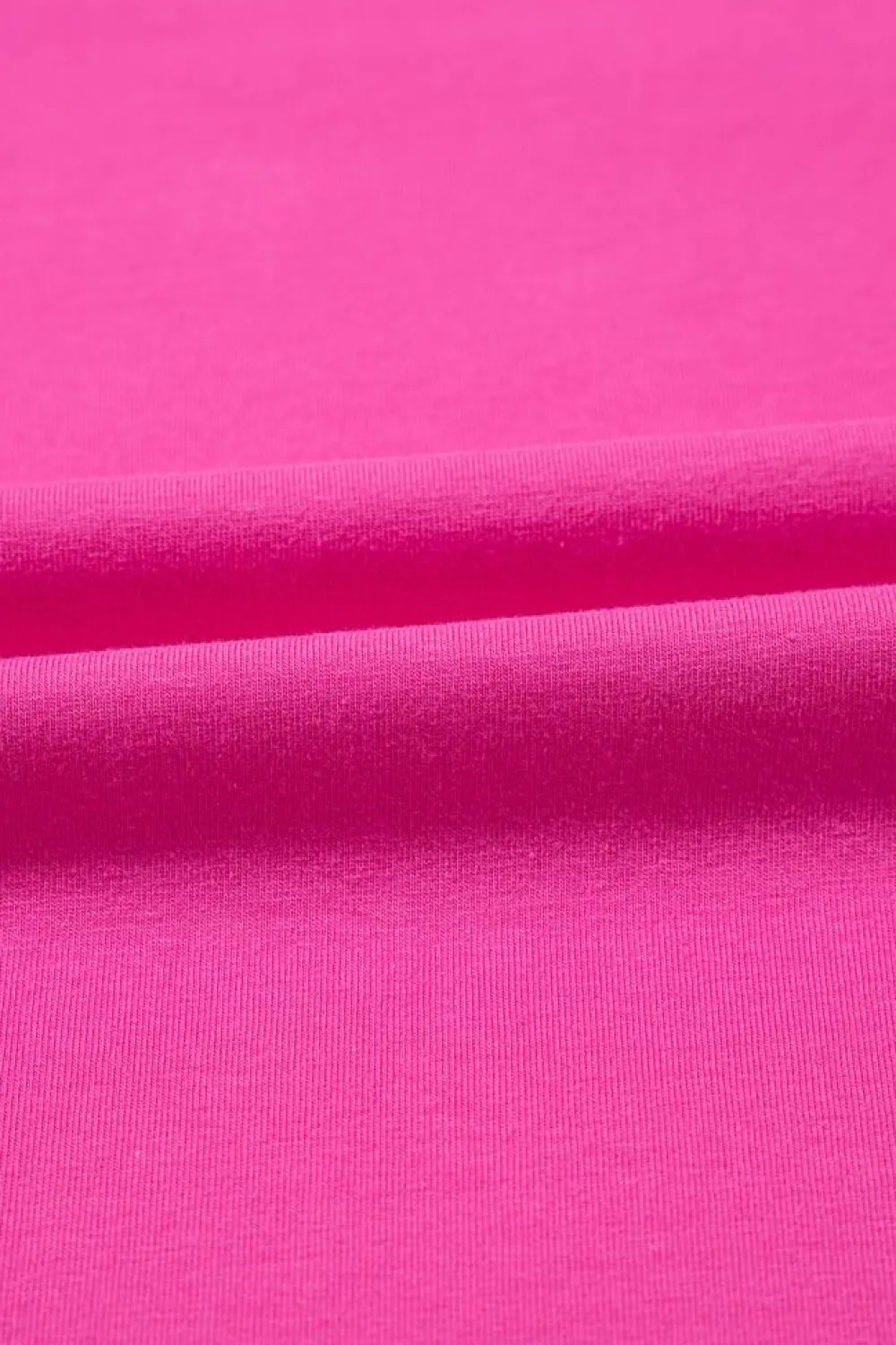 Discount Dear-Lover Casual Round Neck Bubble Sleeve T-shirt Strawberry Pink