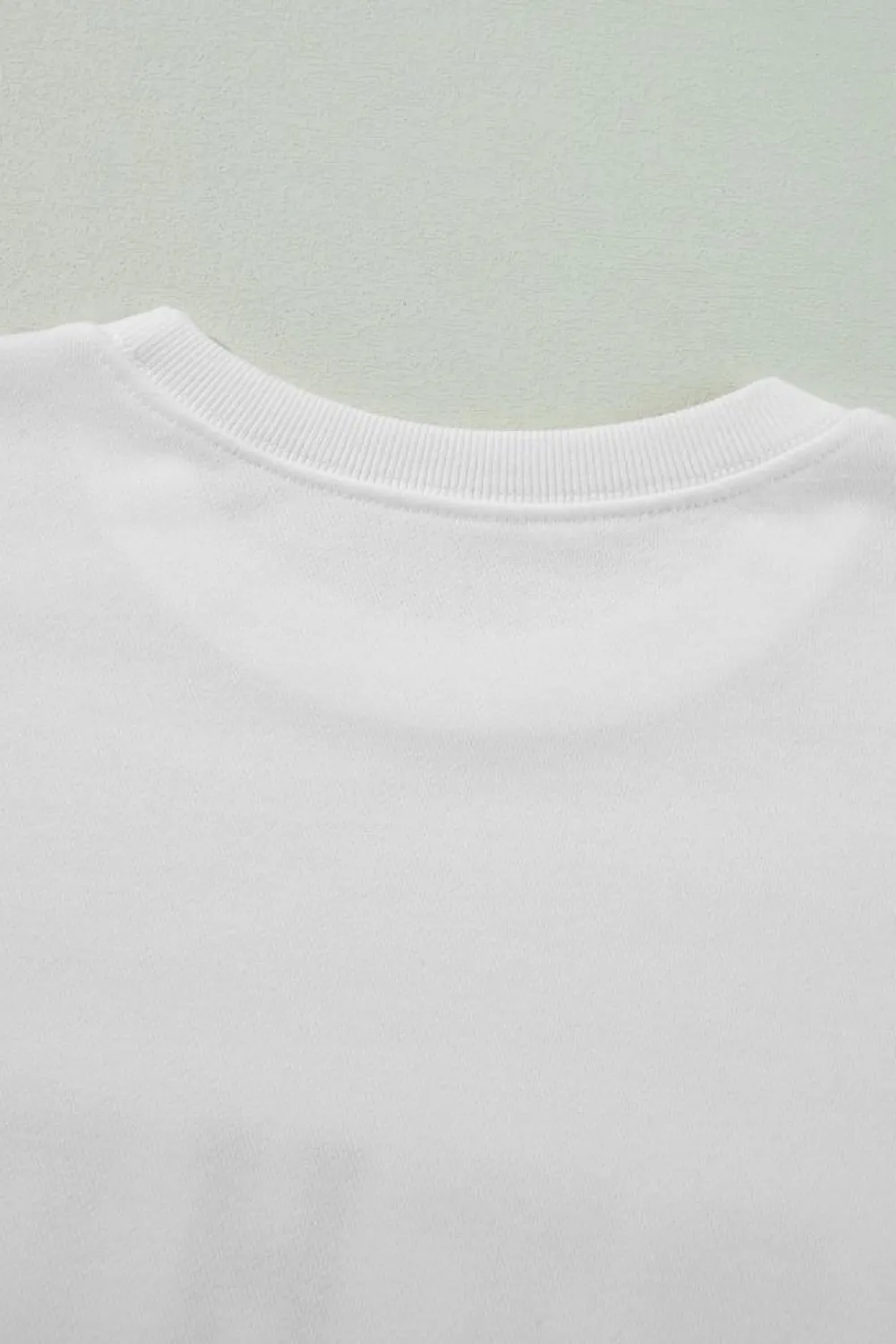 Discount Dear-Lover BIRTHDAY QUEEN Graphic Balloon Sleeve Sweatshirt White