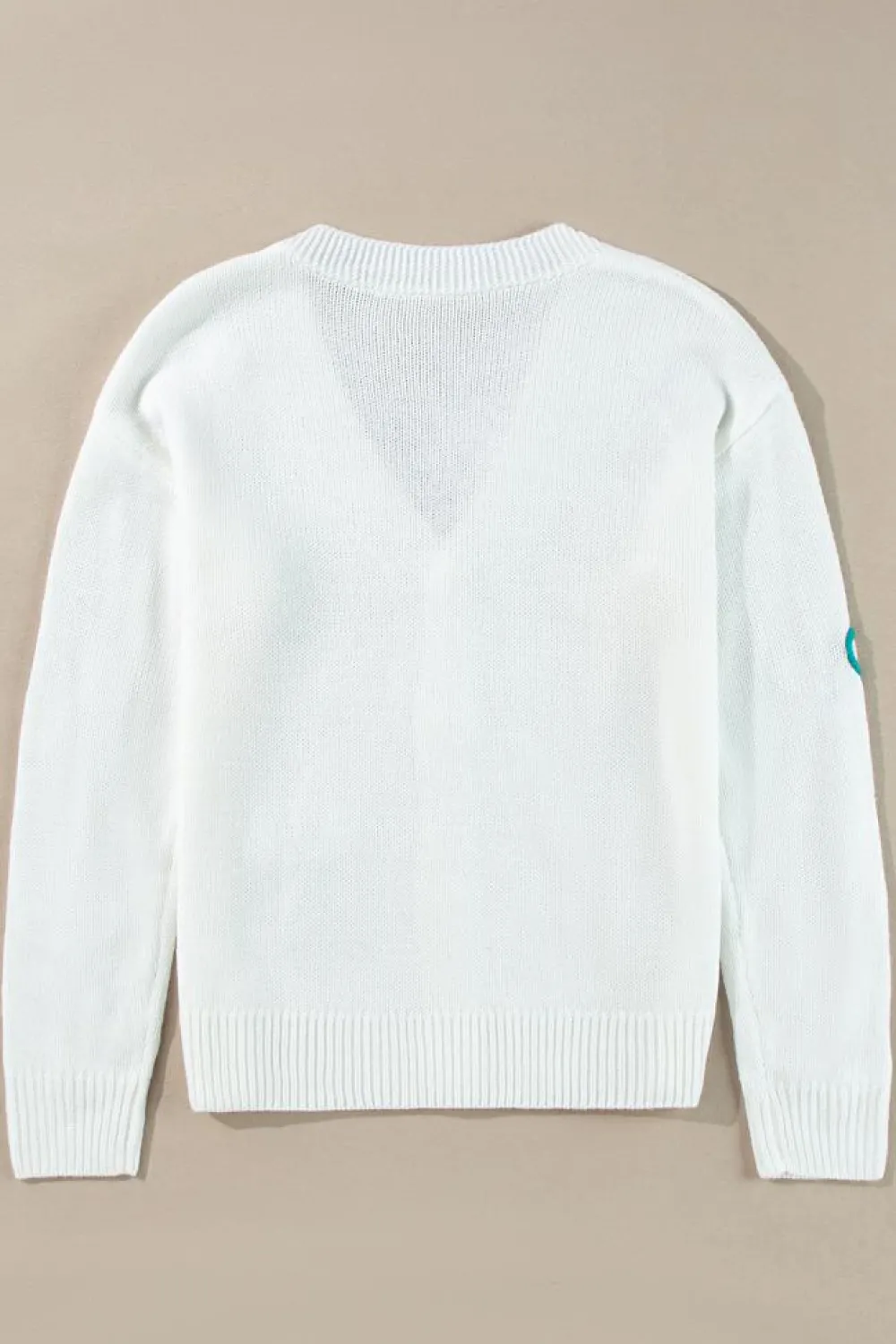 Outlet Dear-Lover Bowknot Drop Shoulder Knitted Button up Cardigan White