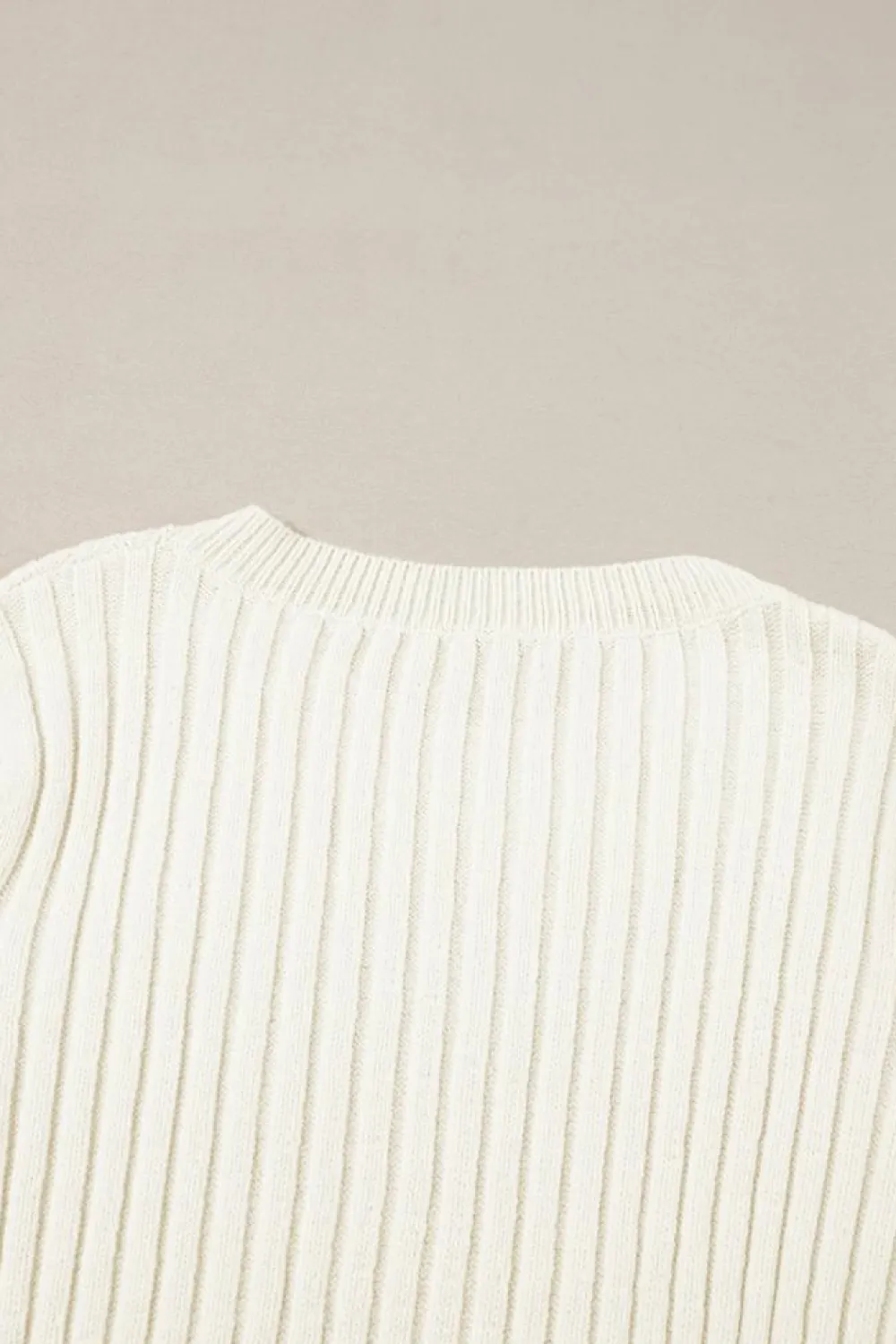 Outlet Dear-Lover Cable Knit Cropped Sweater White