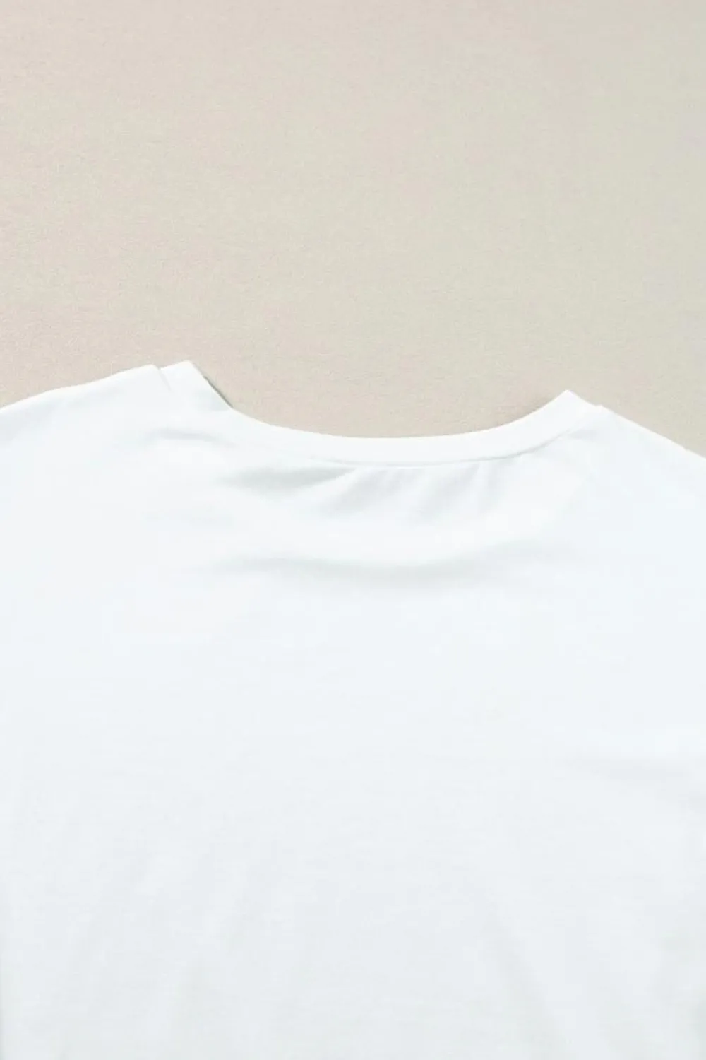 Hot Dear-Lover Floral Crochet Sleeve Crew Neck Top White