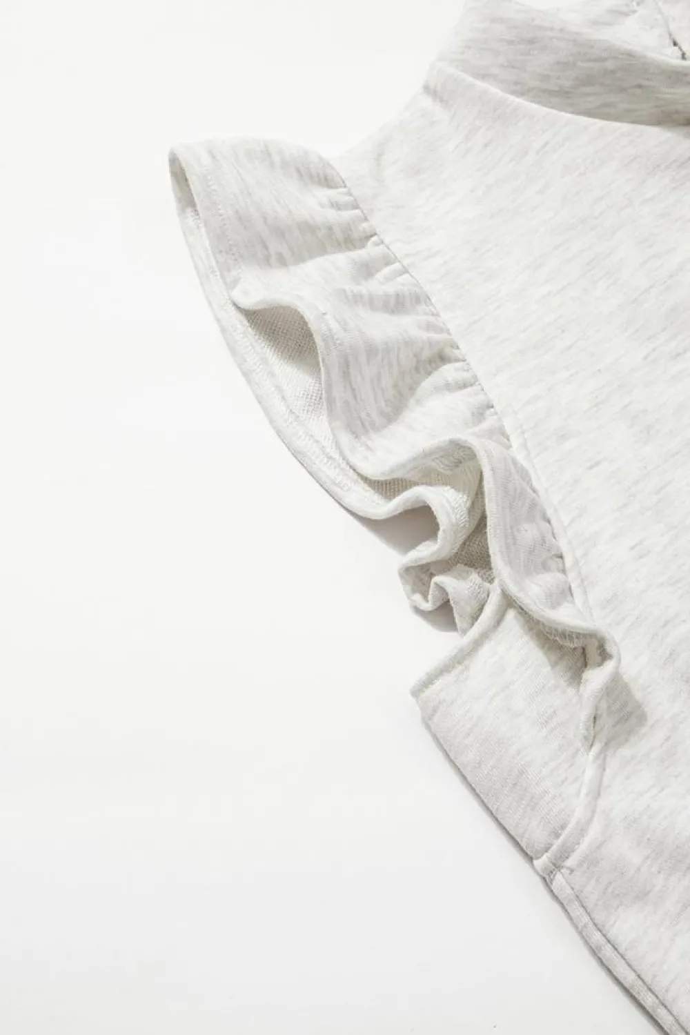 Outlet Dear-Lover Flutter Sleeve Crew Neck Shift Dress White