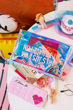 Hot Dear-Lover Laser Waterproof Zipper Makeup Bag White