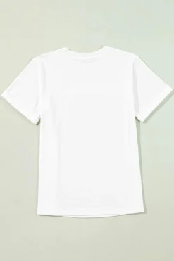 New Dear-Lover MERRY Christmas YAll Graphic Crewneck T Shirt White
