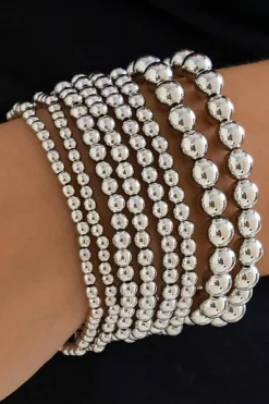 Clearance Dear-Lover Multi Layered Beaded Bracelet White