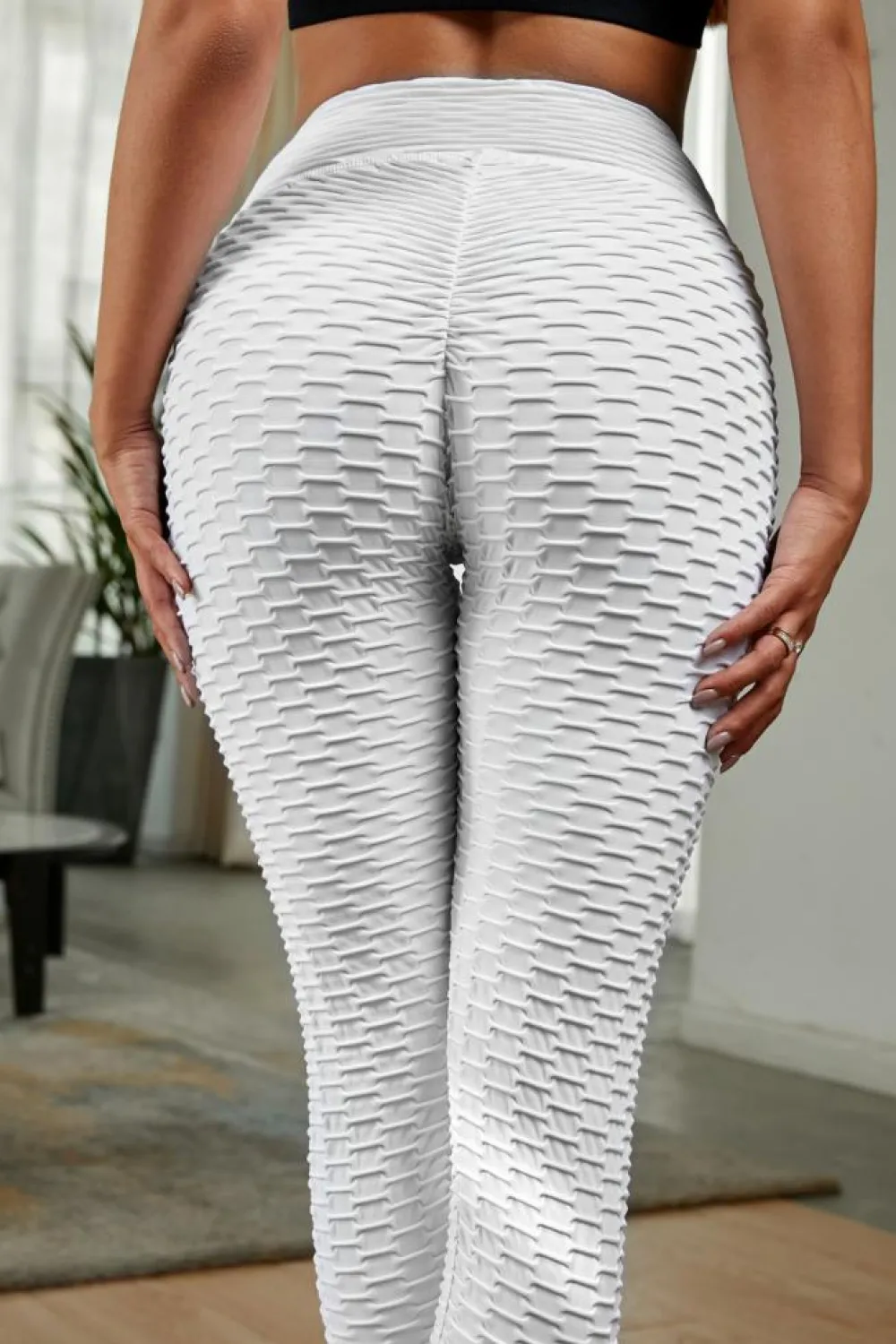 Fashion Dear-Lover Perfect Shape Leggings White