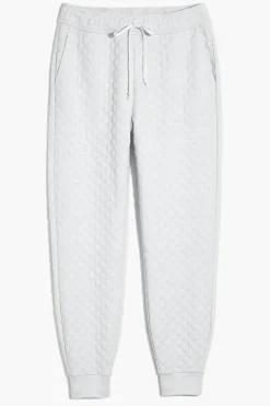 Outlet Dear-Lover Quilted Hoodie and Sweatpants Two Piece Set White