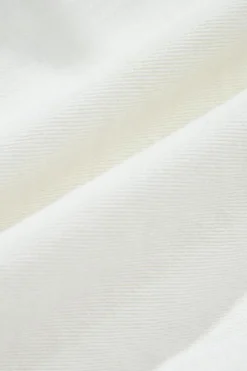 Fashion Dear-Lover Raw Hem High Waist Denim Shorts White