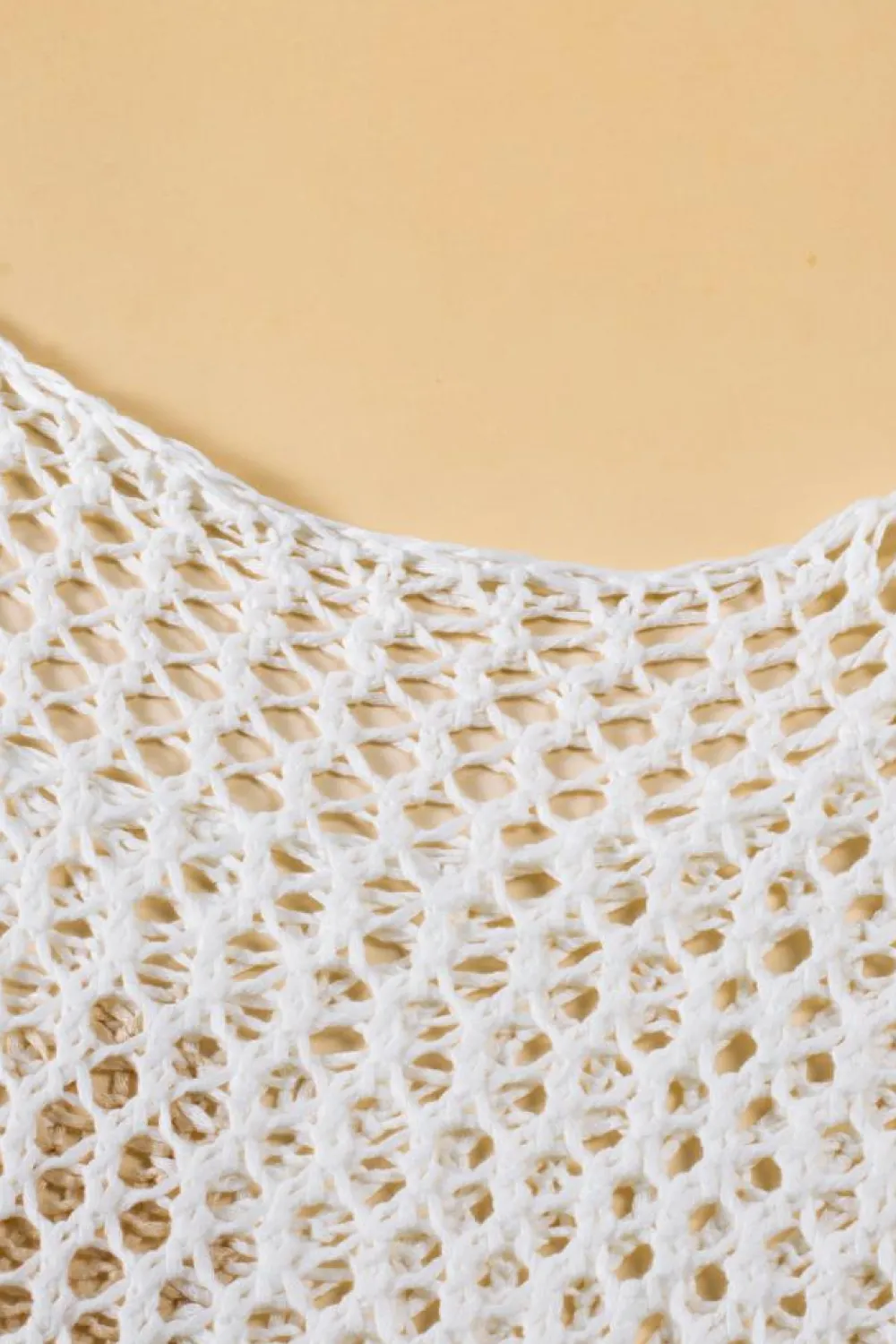Outlet Dear-Lover Star Graphic Crochet Knitted Summer Sweater Top White