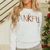 Fashion Dear-Lover Thankful Ivory Embroidered Sweater White