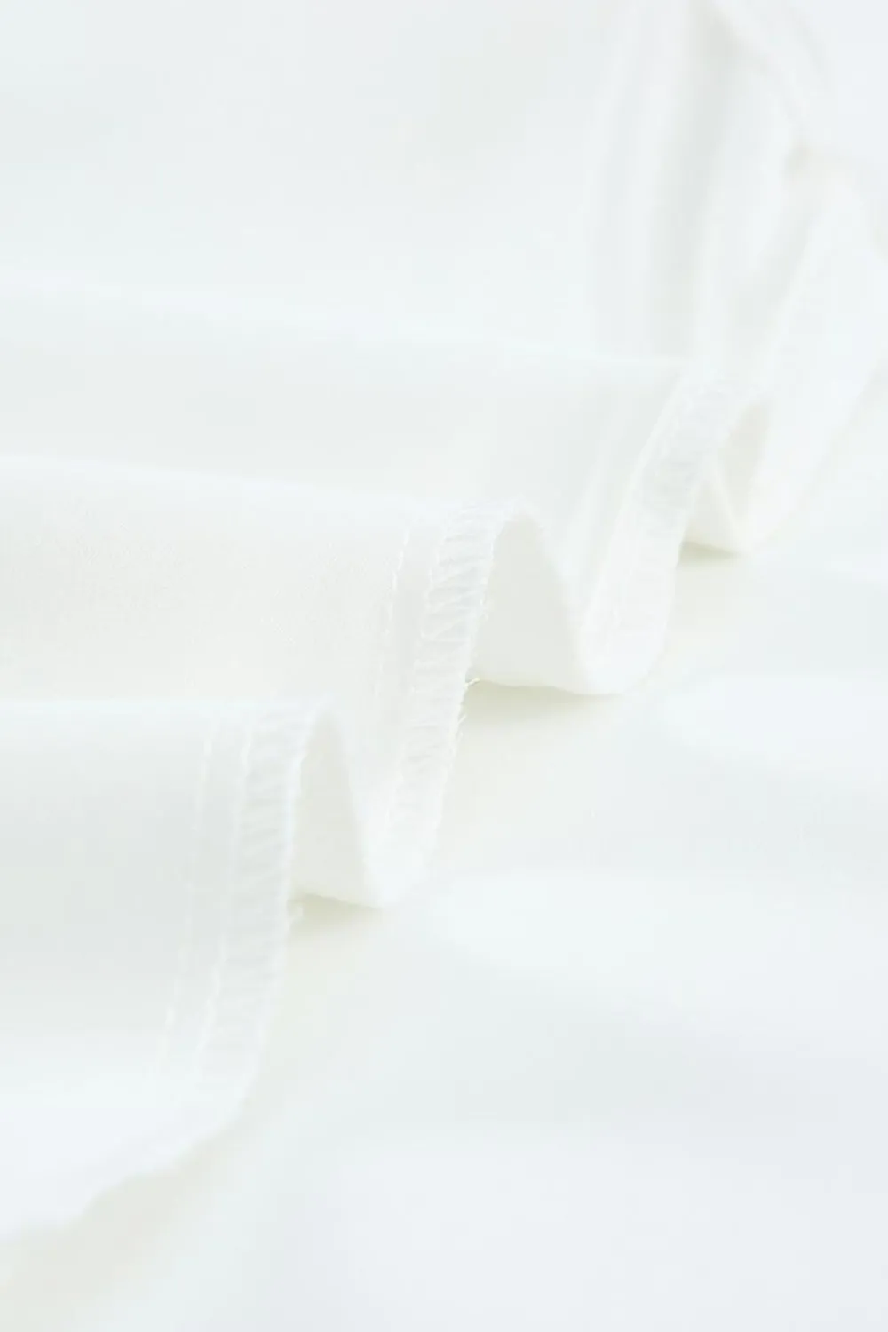 Hot Dear-Lover V Neck Short Sleeve Tee White