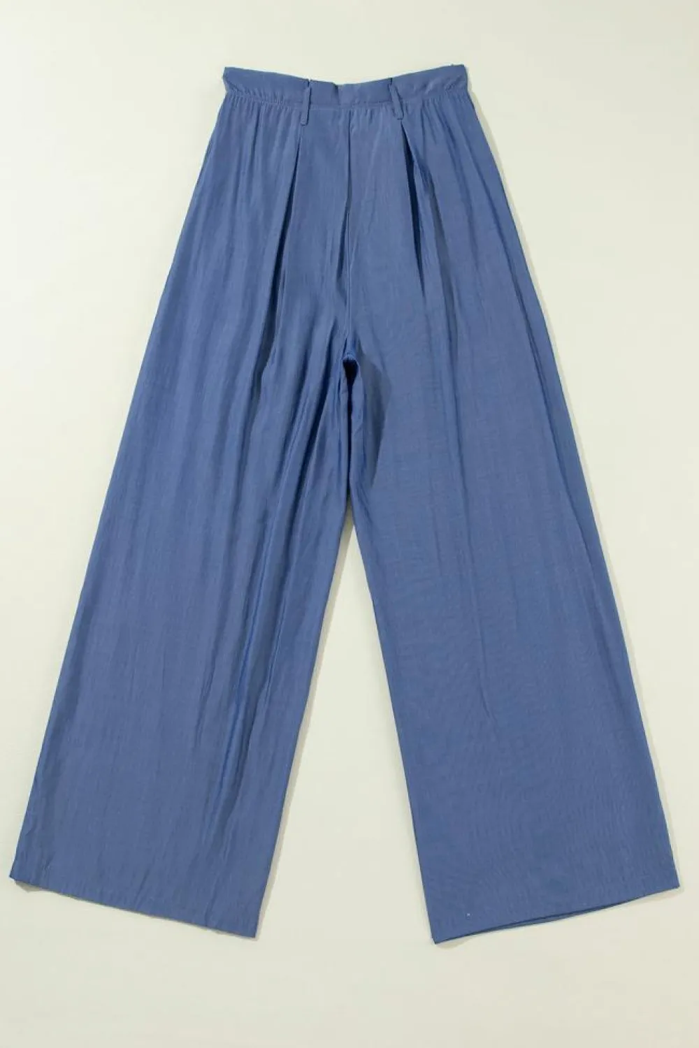 Outlet Dear-Lover Belted Frilly Waist Wide Leg Loose Pants Wild Wind