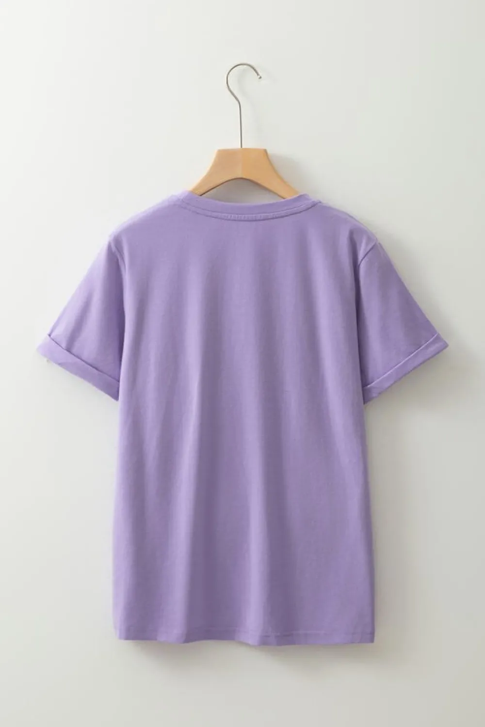 New Dear-Lover Craw Fish Season Graphic Short Sleeve Top Wisteria